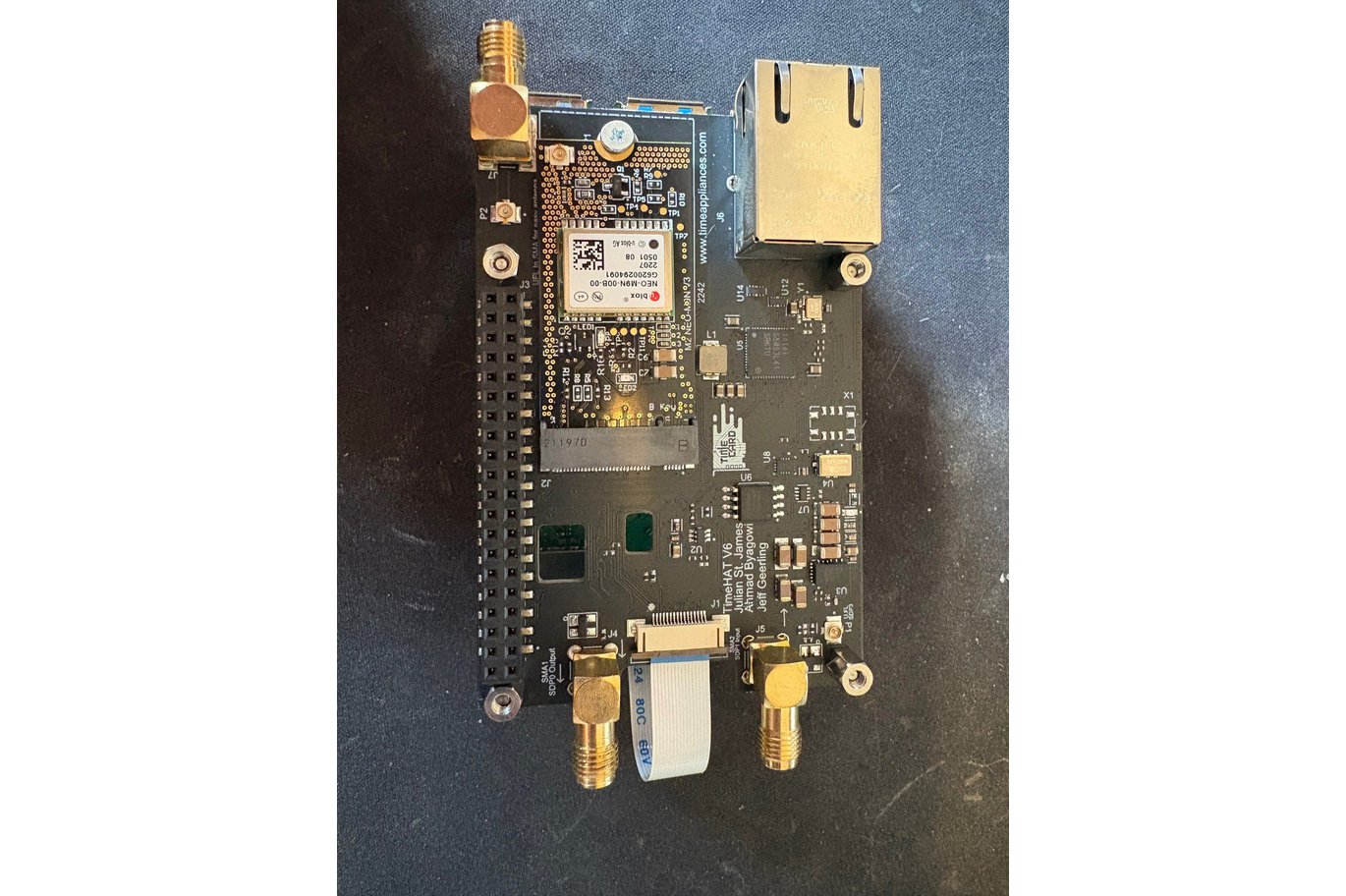 TimeHATV6 i226 NIC with PPS In/Out for RPi5