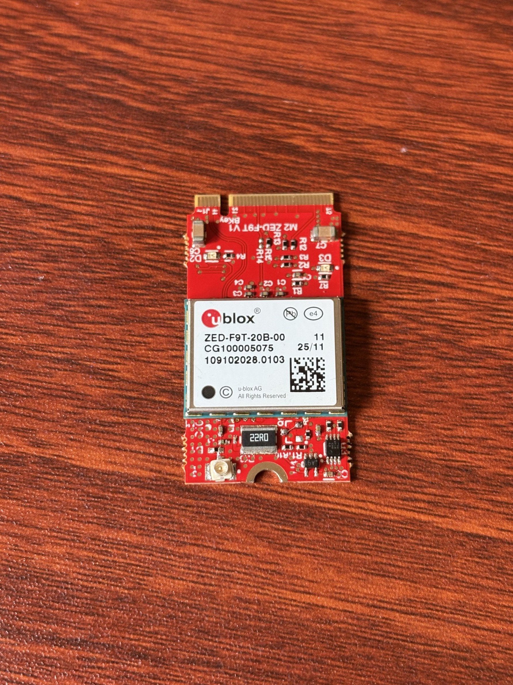 OCP M.2 ZED-F9T GNSS