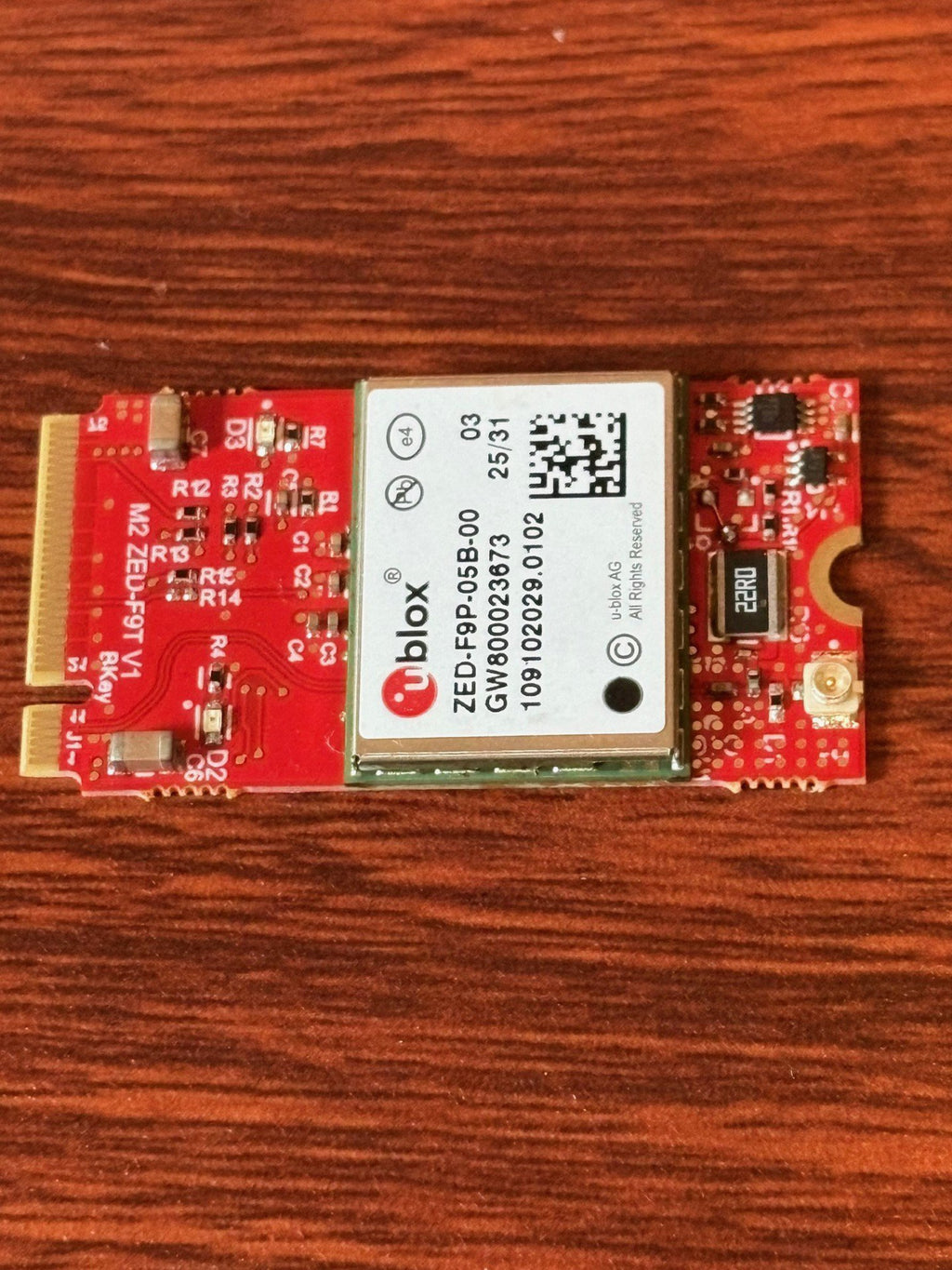 OCP M.2 ZED-F9P GNSS