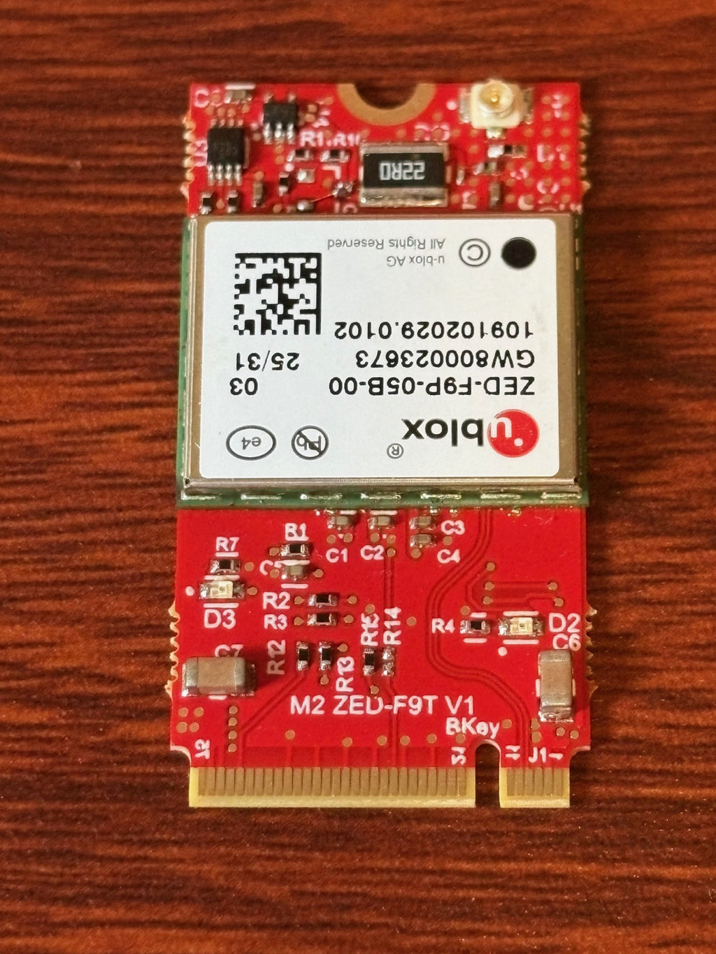 OCP M.2 ZED-F9P GNSS